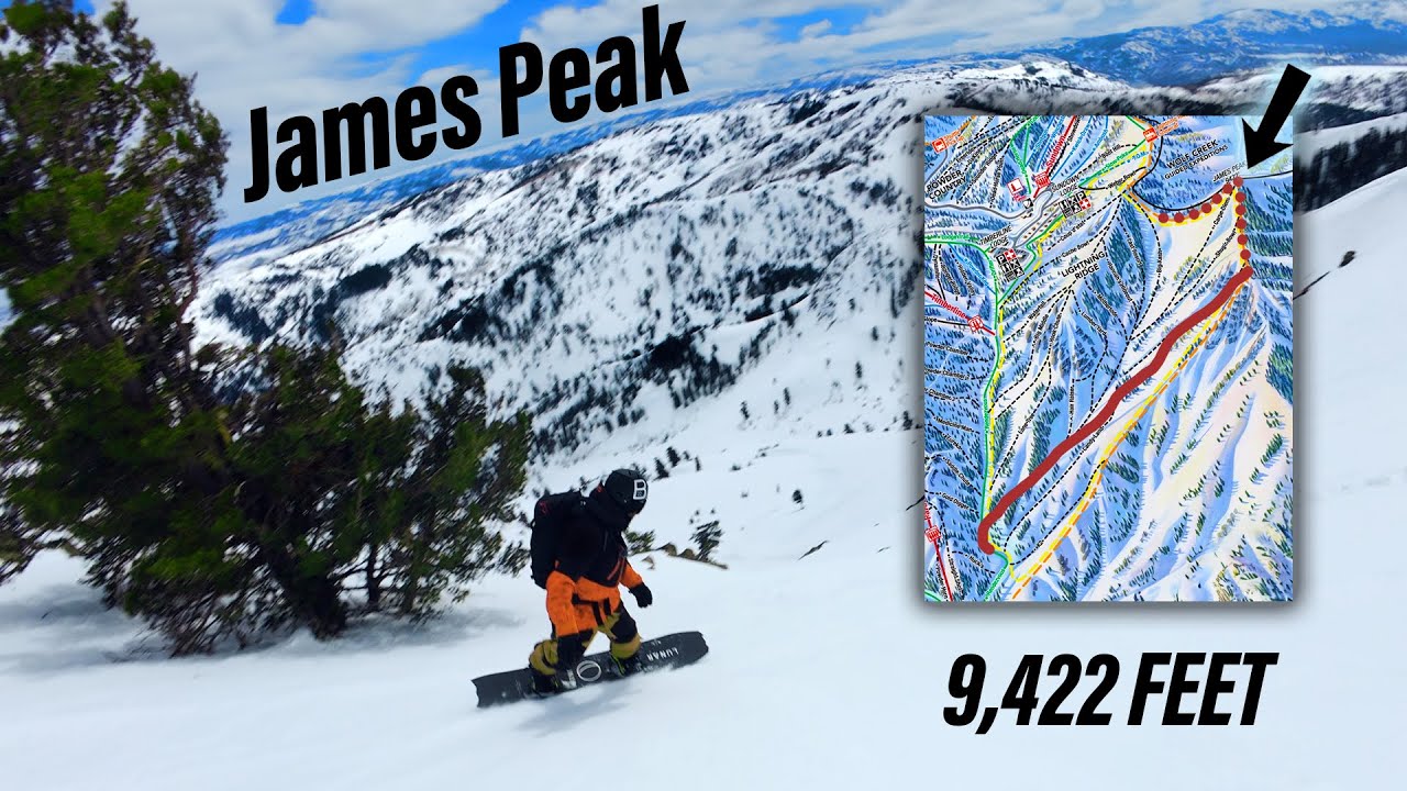 Powder Mountain's TALLEST, STEEPEST Peak TOP TO BOTTOM - RAW
