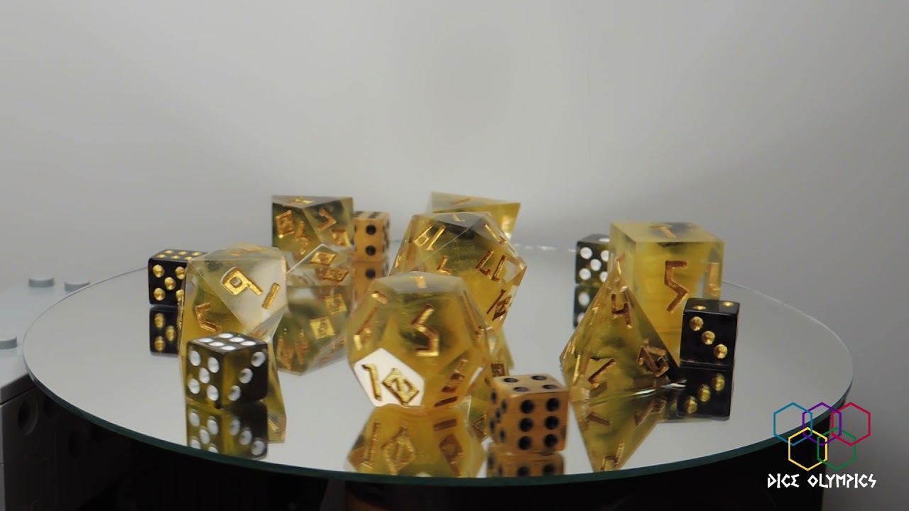 Handmade Resin Dice Apollo Tornado