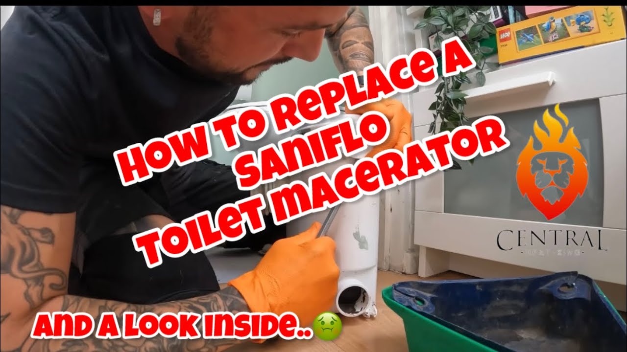 КАК ЗАМЕНИТЬ измельчитель для унитаза SANIFLO!