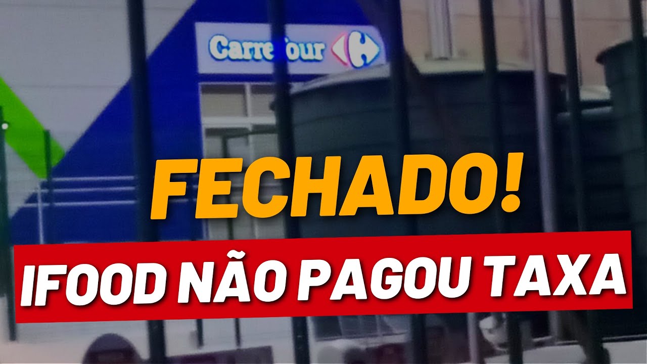 ESTABELECIMENTO FECHADO E IFOOD NÃO PAGOU TAXA DE DESLOCAMENTO