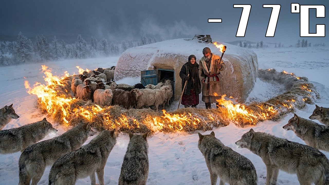–77°C Blizzard: 91-Year-Old Afghan Couple Herd Sheep into a Ring of Fire vs Wolves