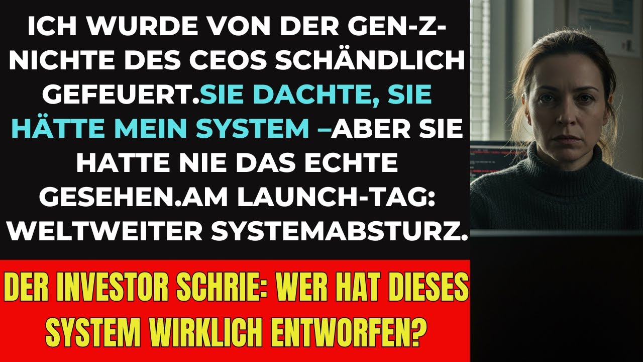 ➡️ Sie feuerten mich – und verloren ALLES, was ich gebaut hatte