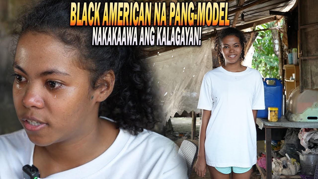 DALAGANG BLACK AMERICAN LABIS NA NAGHIHIRAP DITO SA PINAS! PARA SIYANG MODEL!