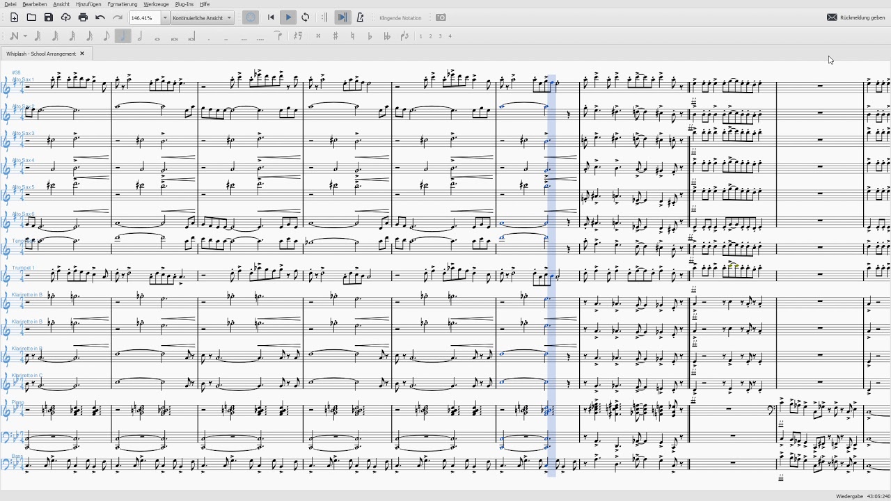 Whiplash - Arrangement - (Big Band)