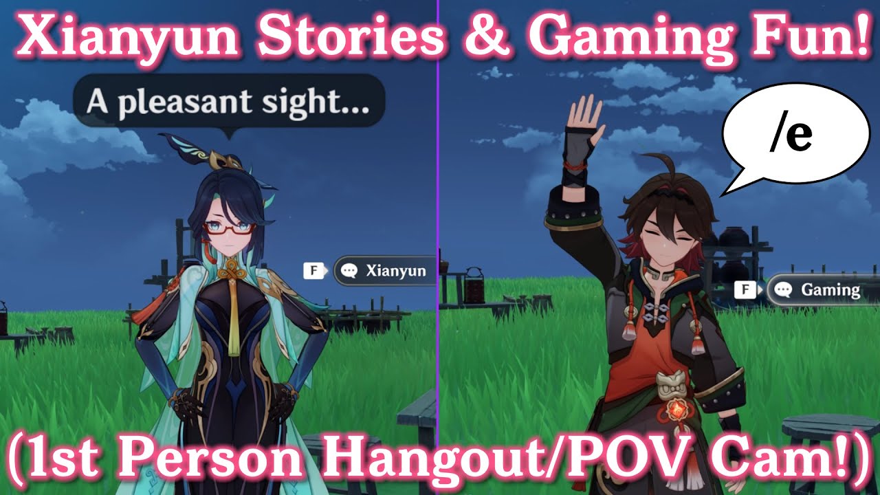 ALL Xianyun and Gaming Teapot Interaction Voicelines/Furnishing Set Dialogue (Genshin Serenitea Pot)