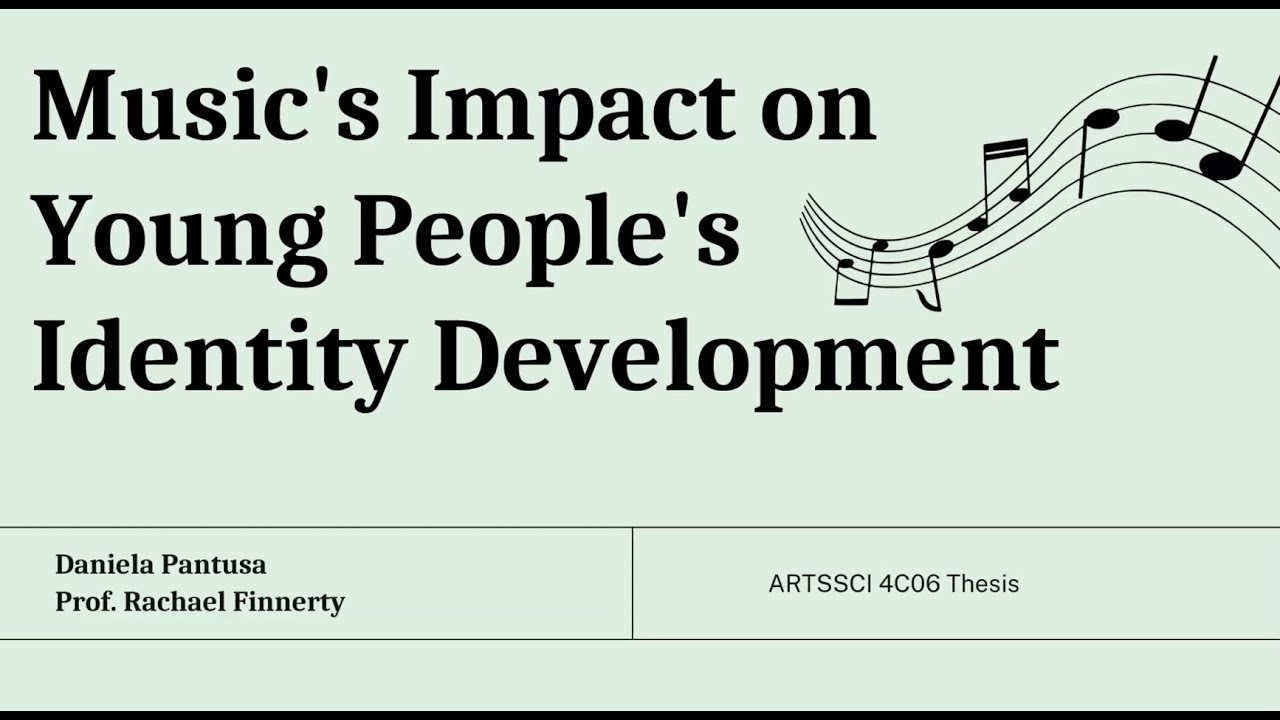 Music's Impact on Young People's Identity Development