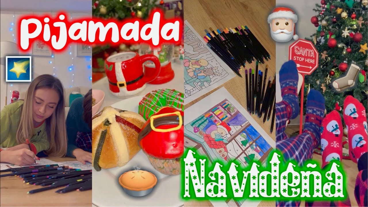 PIJAMADA NAVIDEÑA DE HERMANAS👩🏻‍🤝‍👩🏼🎄- Emilyn