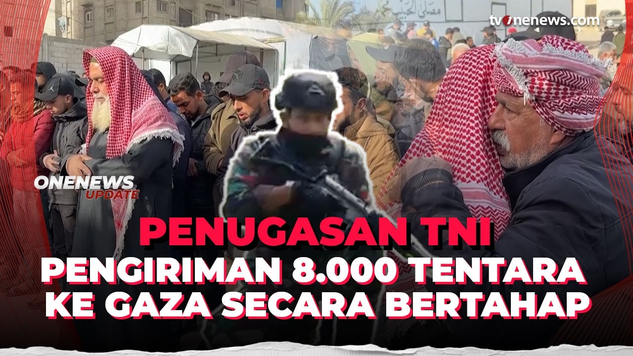 Ribuan Personel TNI Siap untuk Dikerahkan ke Gaza | OneNews Update