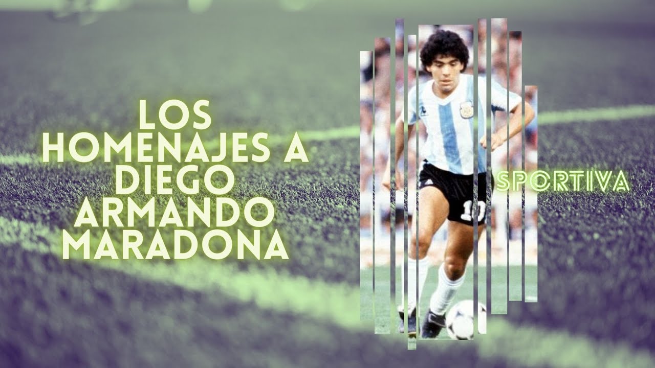 Los homenajes a Diego Armando Maradona
