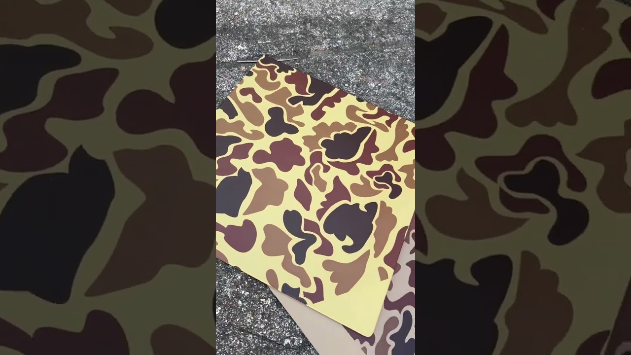 Duck Camo Hydrographic Films