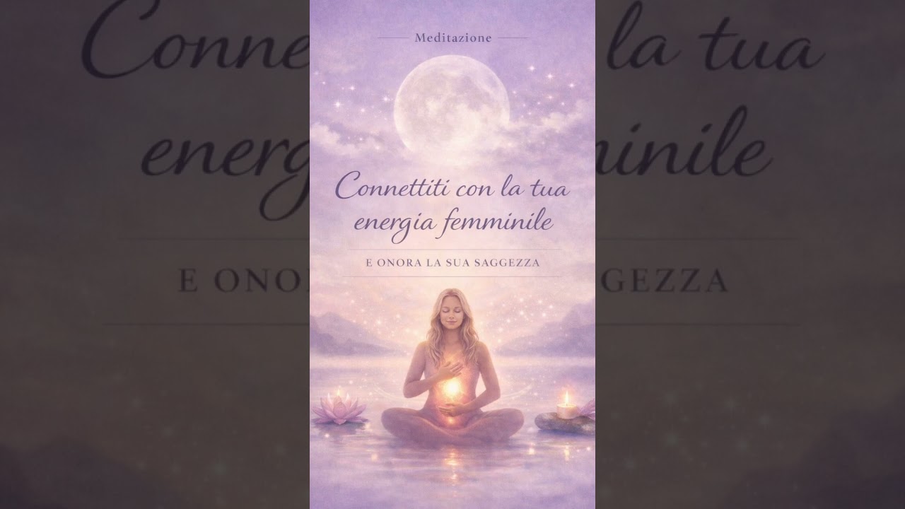Meditazione per connettersi con la tua energia femminile (in Italiano) 