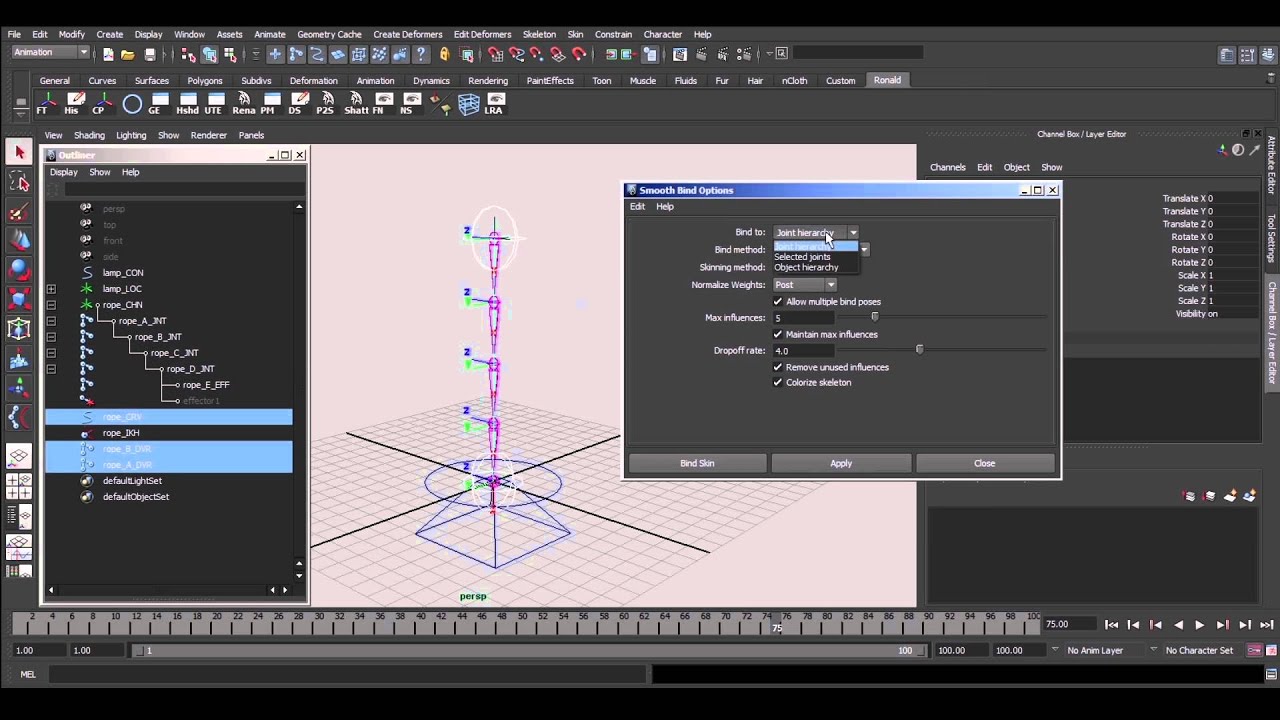 Maya Rope Rigging Tutorial