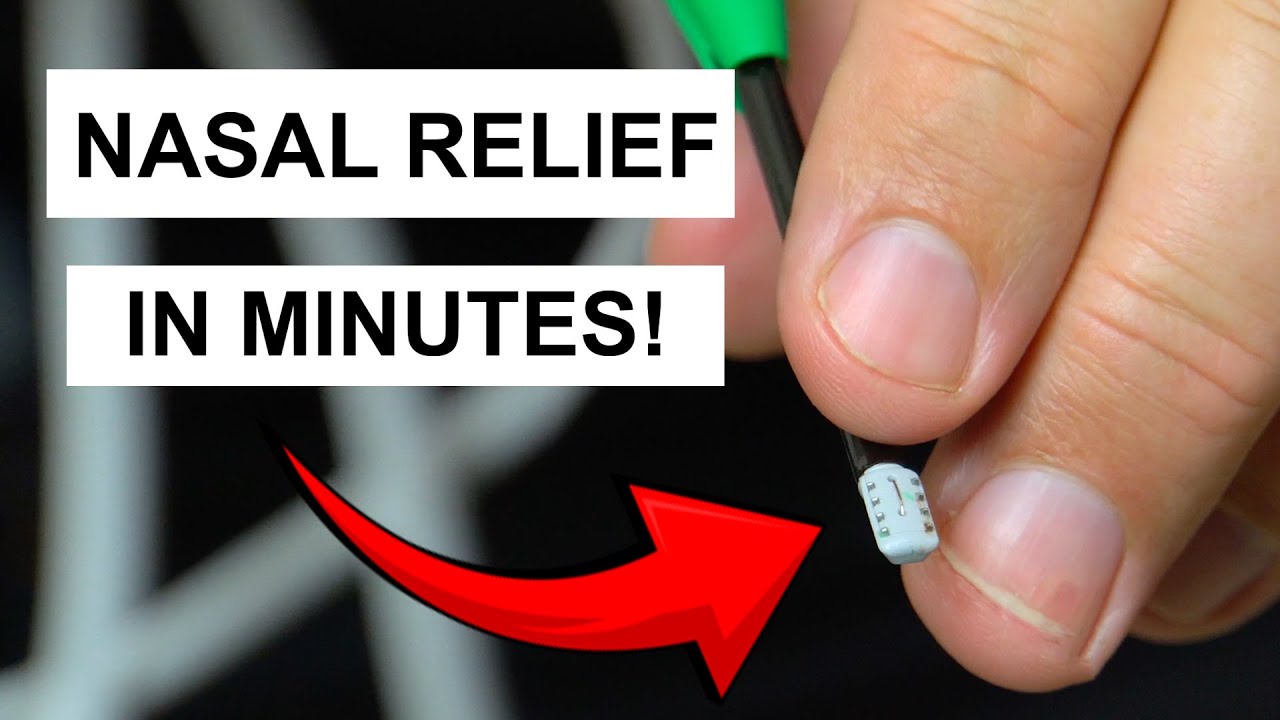 This Tiny Device STOPS Nasal Congestion for Good! No Pills. No Surgery.