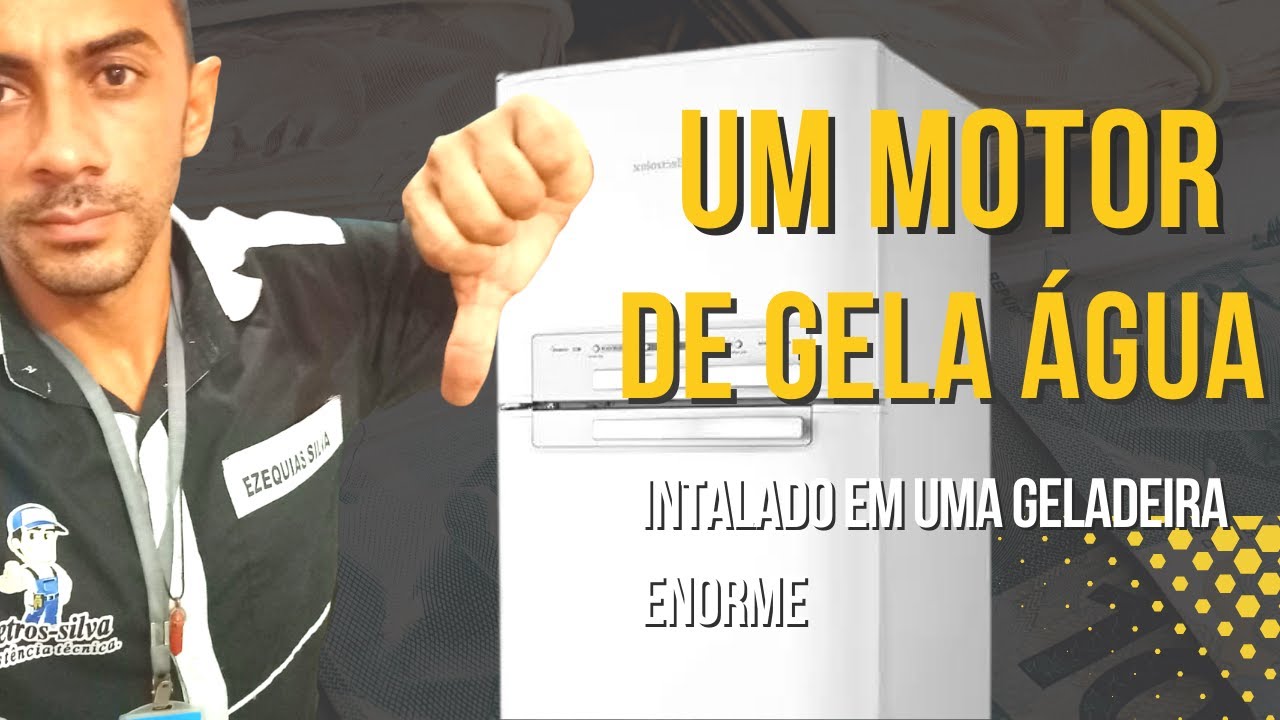 Como fazer a limpeza do sistema usando o compressor da geladeira. Df46 não gela nada.