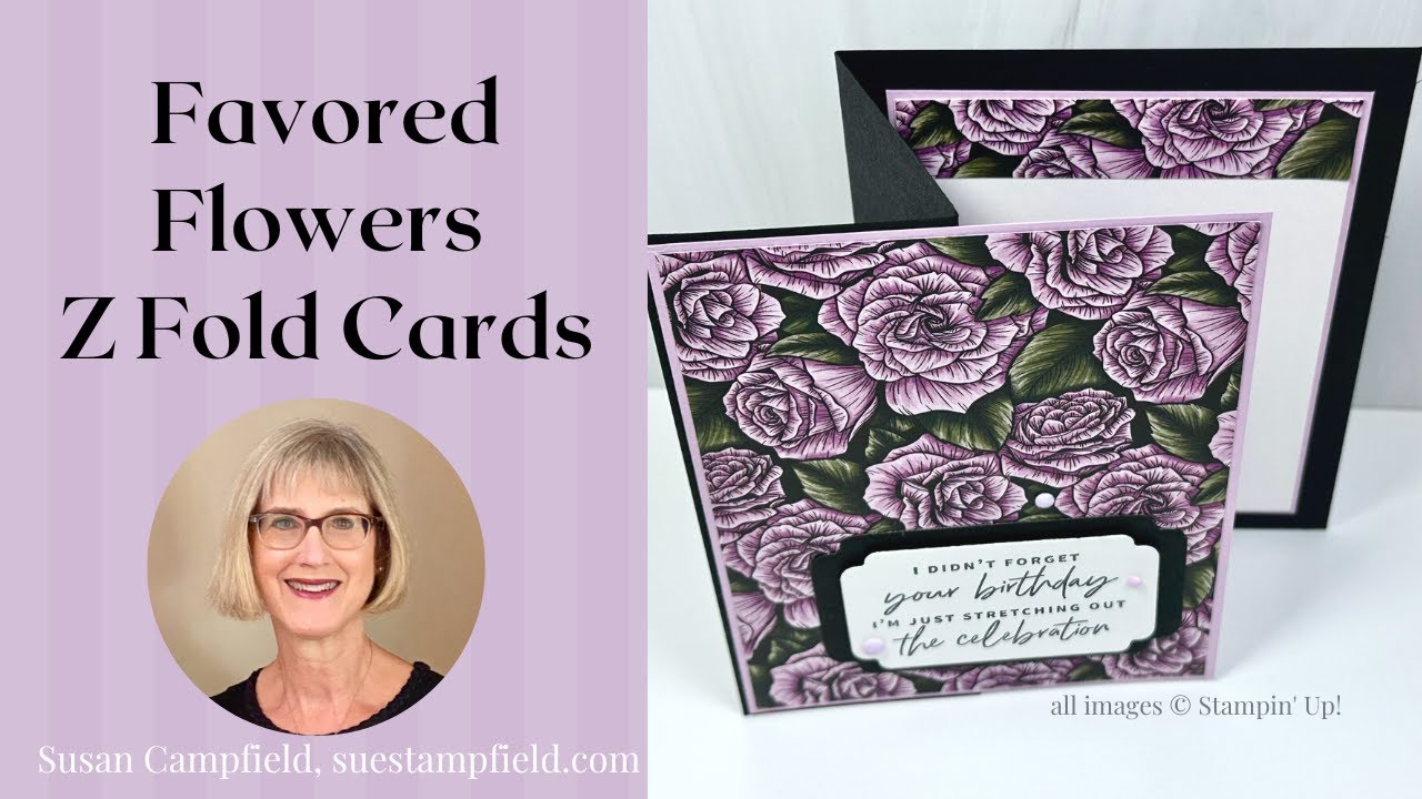 Favored Flowers Z Fold Cards