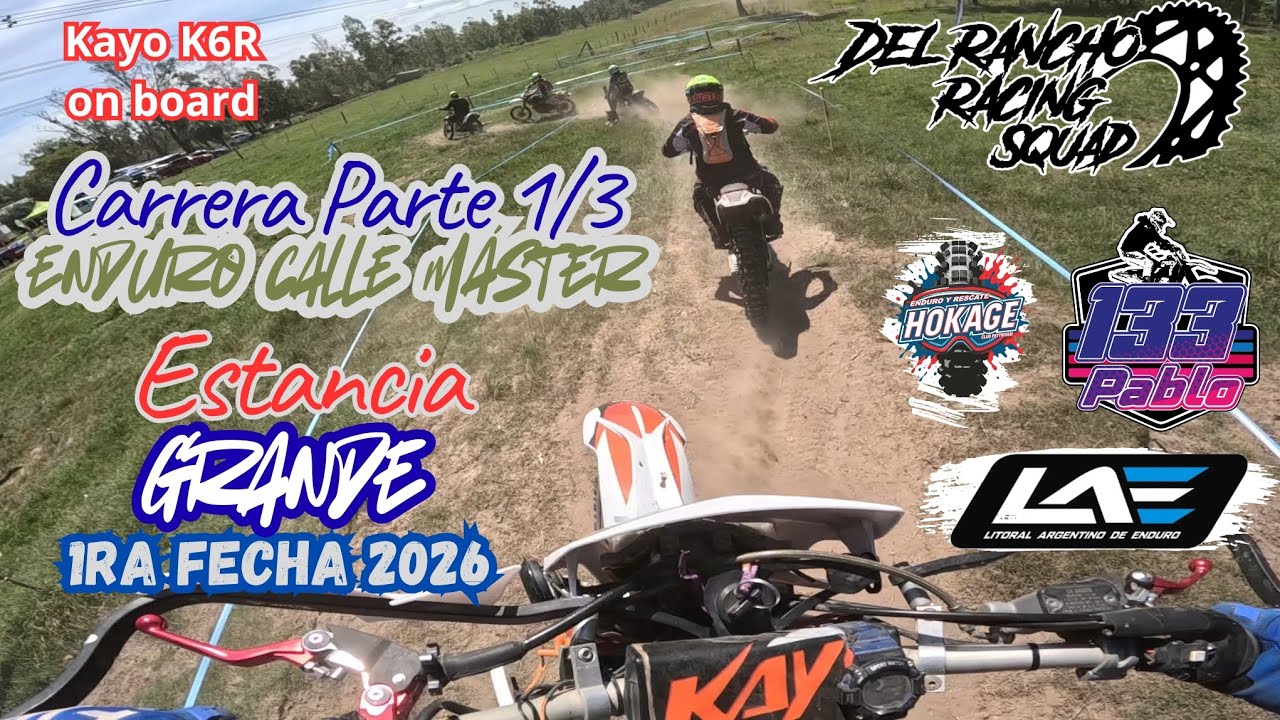 Kayo k6r 250 🚀🔥 / 1ra fecha LAE 2026 🇦🇷 / Enduro callé master puesto 3 🥉 #enduro #moto #gopro #kayo