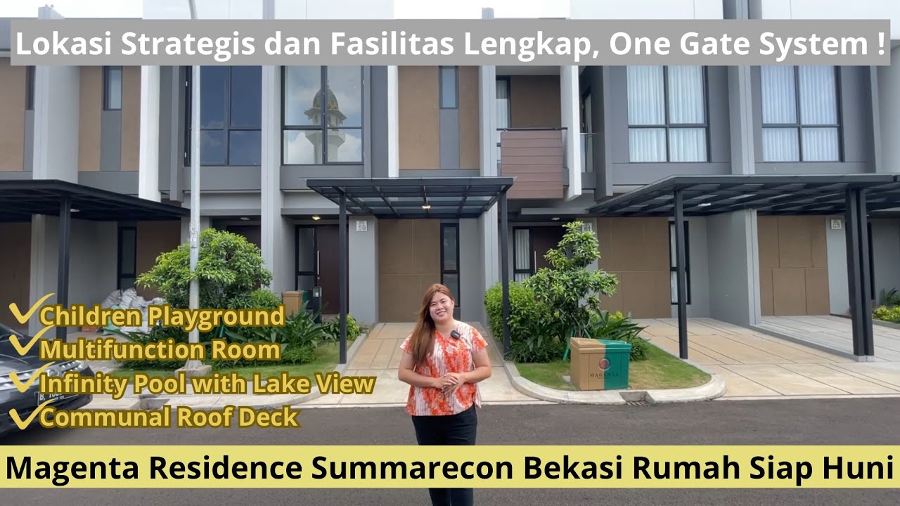 rumah 1 M-an Summarecon Bekasi Siap Huni, Lokasi Strategis dan Fasilitas Lengkap ! Magenta Residence