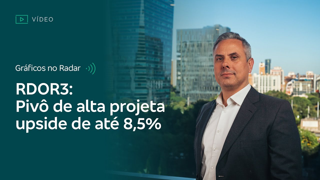 Gr&aacute;ficos no Radar l RDOR3: Piv&ocirc; de alta projeta upside de at&eacute; 8,5% - 29/10/2025