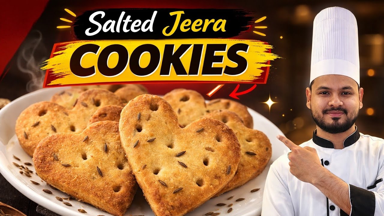 Snacky Jeera Cookies Recipe