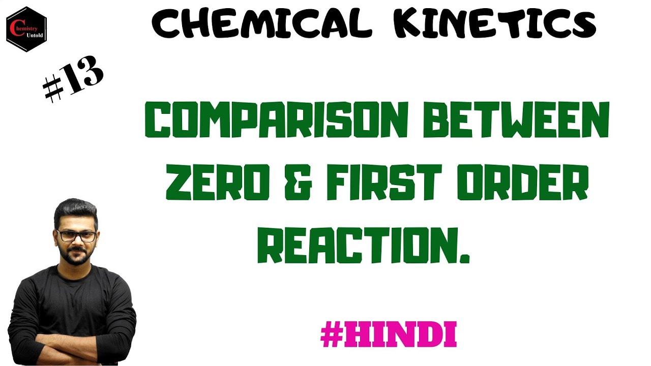 Chemical Kinetics || Comparison of 0 & 1st Order Reaction
