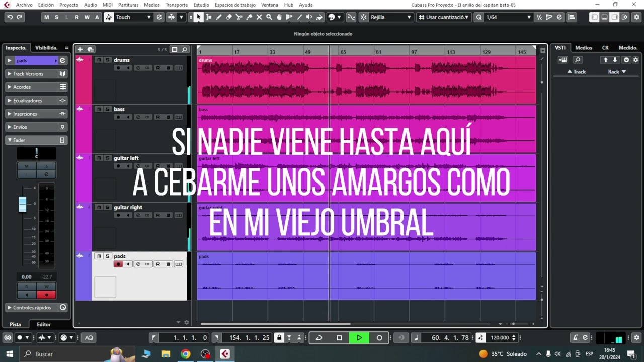 Spinetta - El anillo del capitán Beto / Multitrack / Karaoke