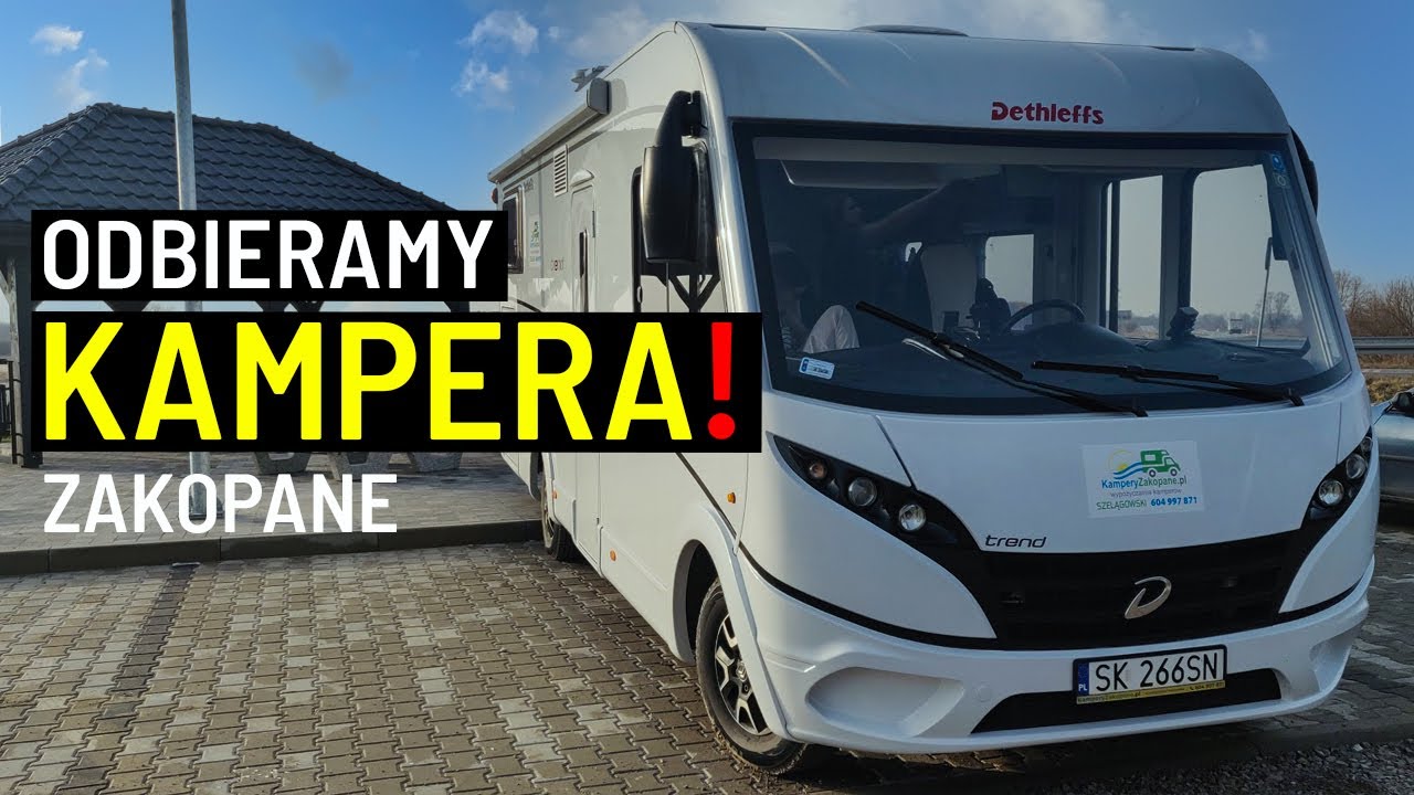 ODBIERAMY KAMPERA INTEGRE JEDZIEMY DO ZAKOPANEGO, PRZYCZEPY KEMPINGOWE JAKO APARTAMENT?