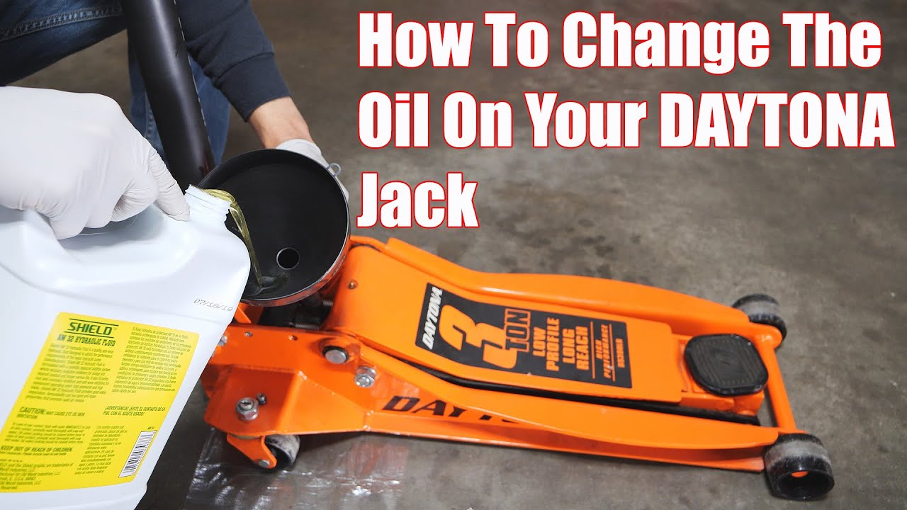Как заменить масло в вашем HARBOR FREIGHT Daytona Jack