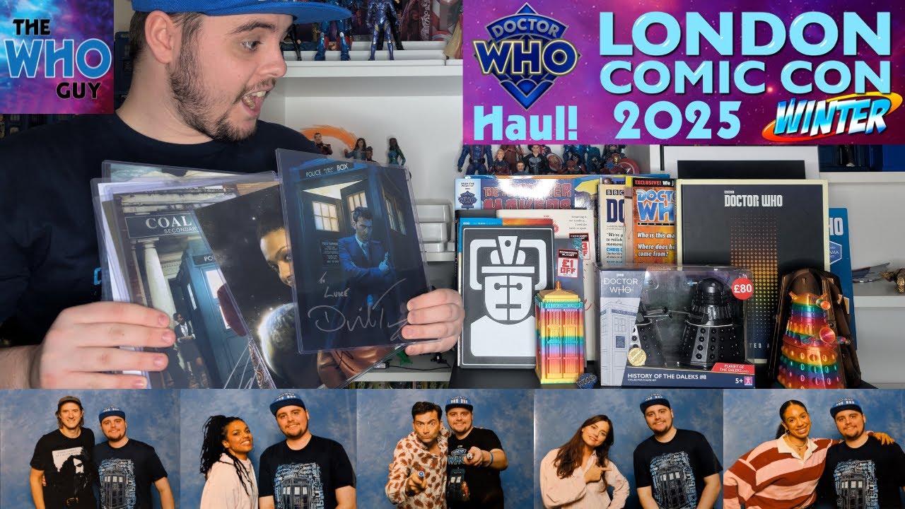 Зимняя добыча London Film And Comic Con 2025! (Доктор Кто)