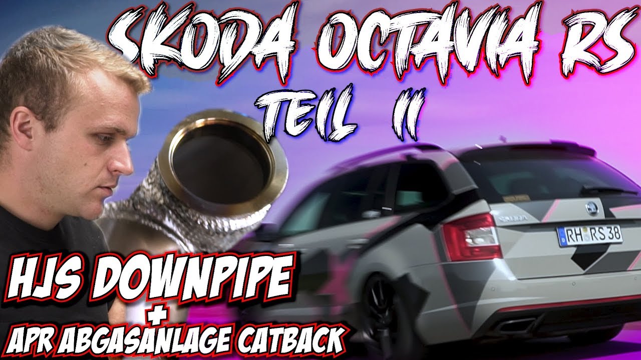 Skoda Octavia RS HJS Downpipe + APR Abgasanlage [ AHindustries ]