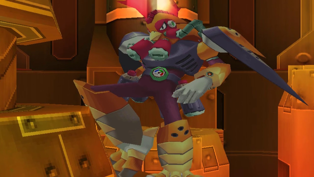 MEGAMAN X8   Burn Rooster