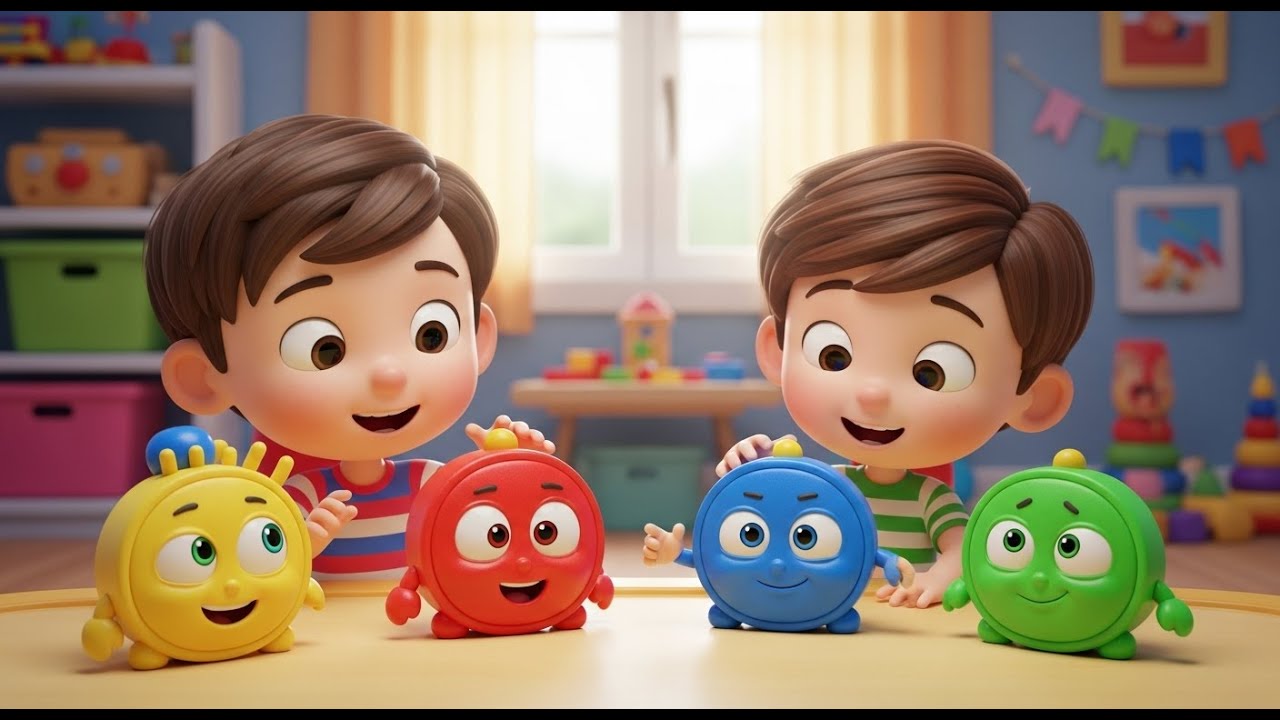 Four Little Toy Clocks Tick Tock Tick | Nursery Rhymes for Kids & Baby Songs