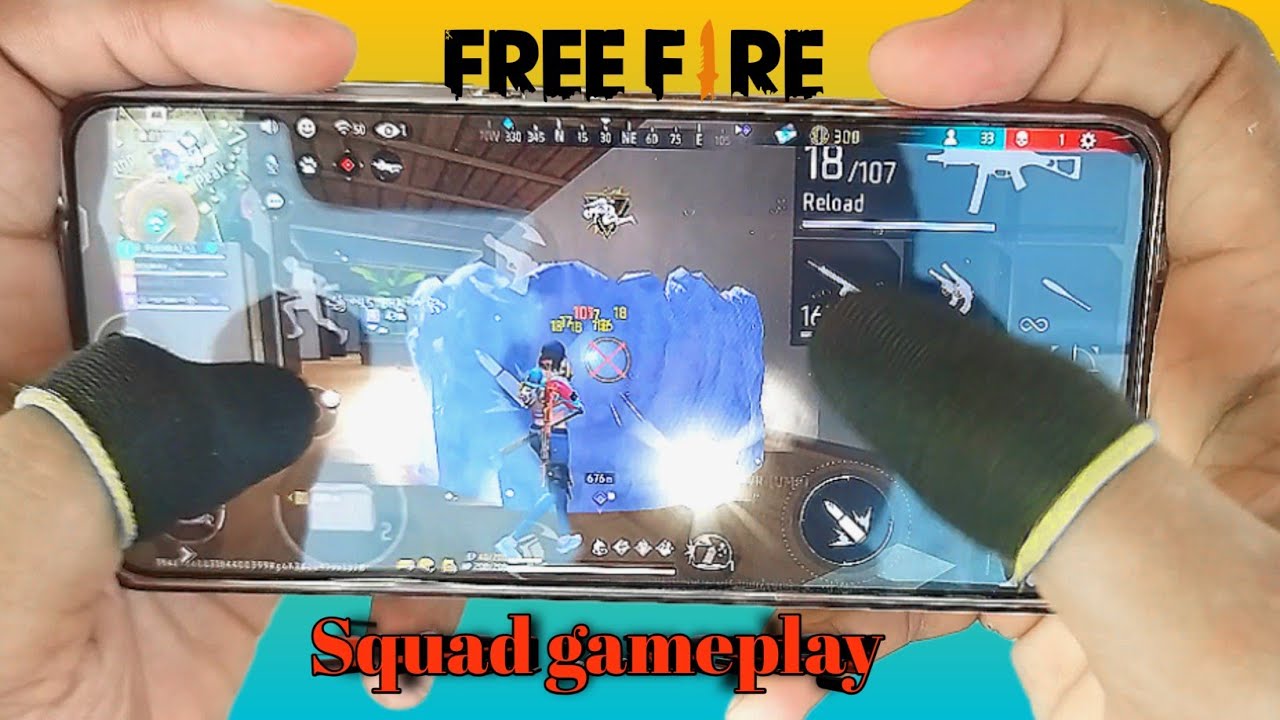 HANDCAM ⚡ Vivo T4 5G Free Fire Gameplay - Garena Free Fire