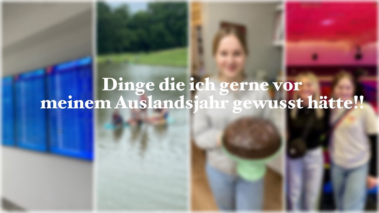 Dinge die ich gerne vor meinem Auslandsjahr gewusst hätte! // Auslandsjahr 2023/24 🇺🇸