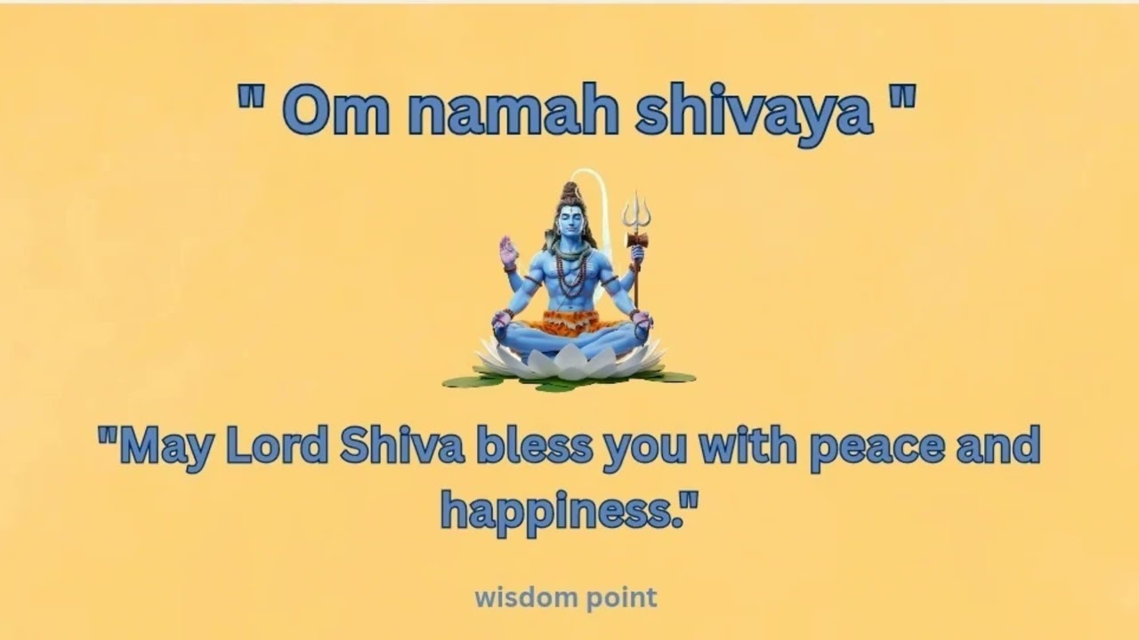 Lord Shiva blessings 