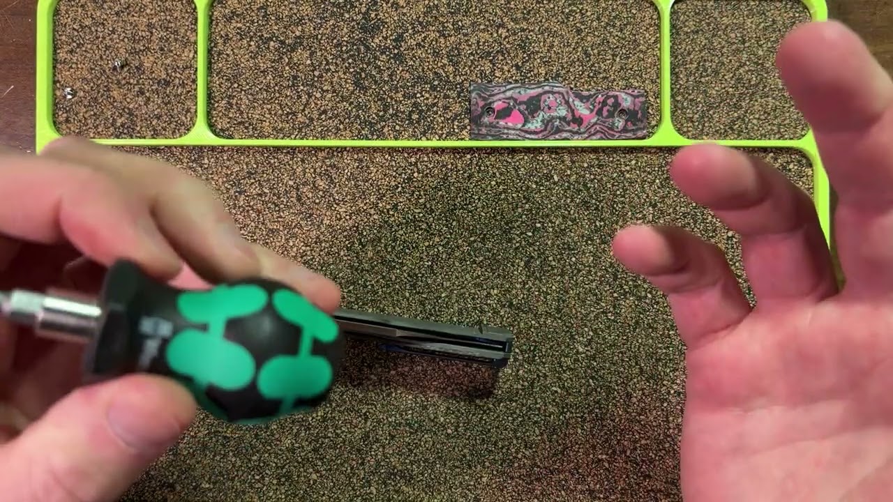 Pocket Clip Removal And Plug Installation - Jack Wolf Knives Modern Folder