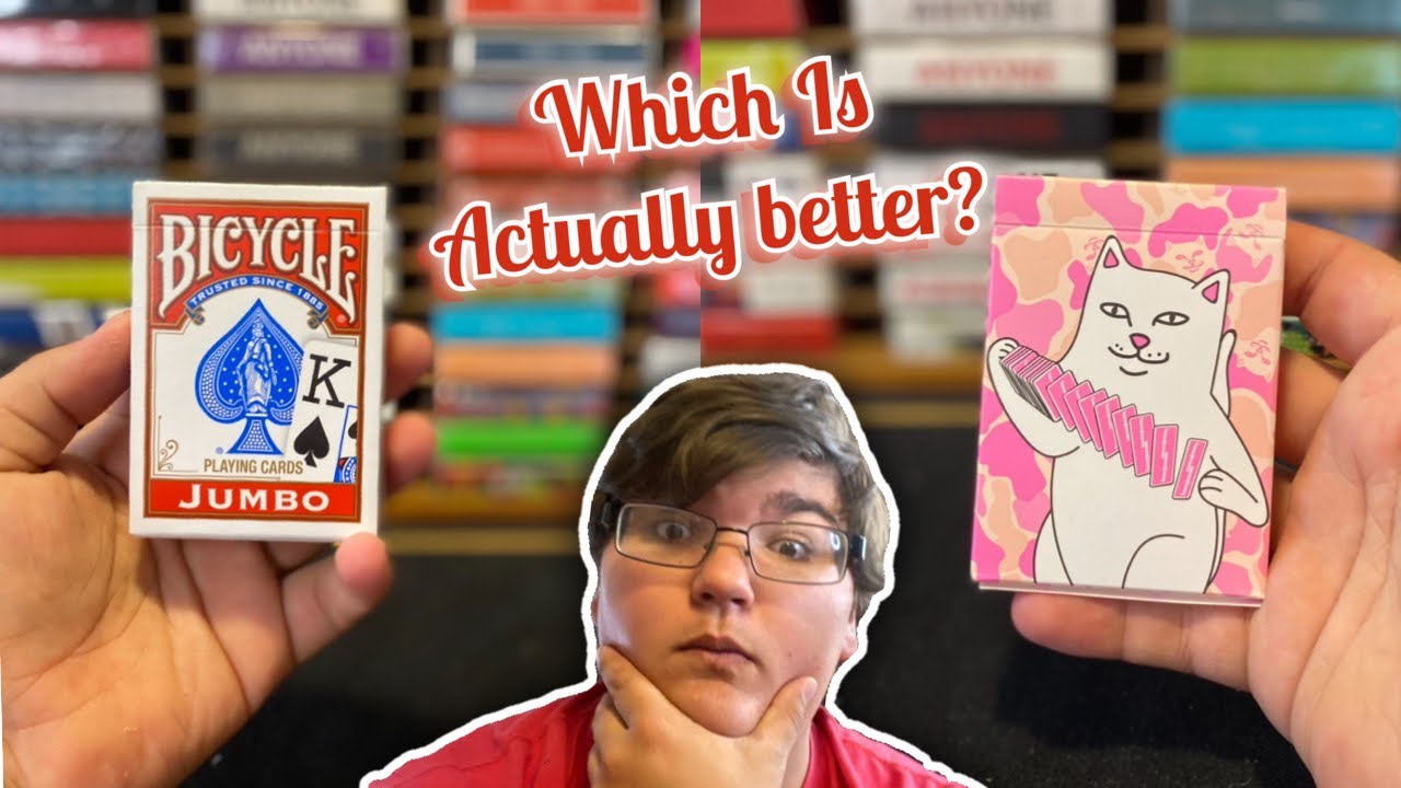 Are Cardistry Decks Actually better for Cardistry? Bicycle VS Fontaine Cardistry Challenge.