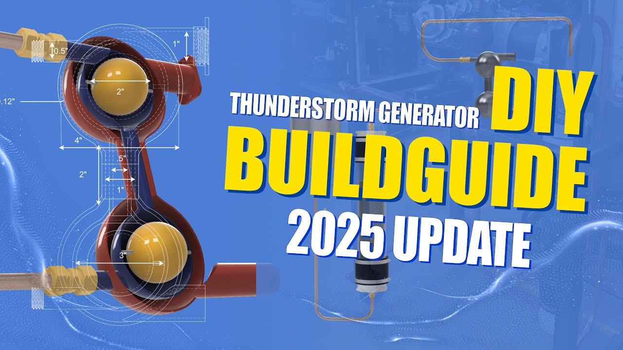 Thunderstorm Generator | UPDATED COMPLETE DIY BUILD GUIDE (2025) | Malcolm Bendall's Plasmoid Tech
