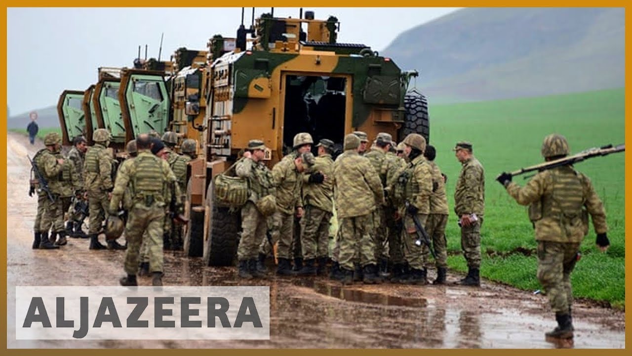 Turkey says military convoy targeted in northern Syria