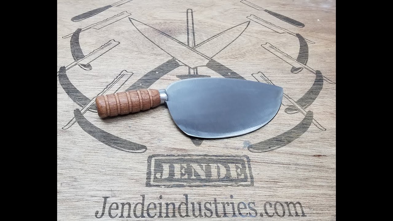 Maestro Wu G5 Large Fish Knife/Butchering Knife Intro and Cut Test - Jende Industries