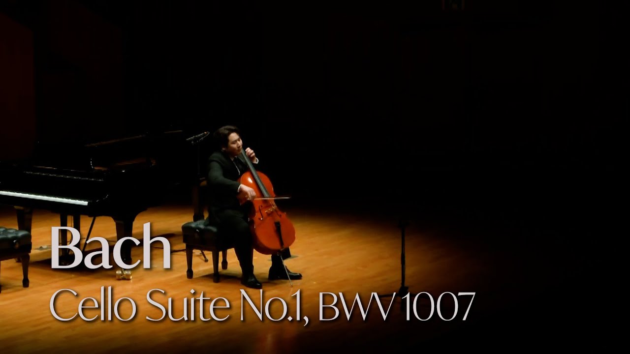 바흐 첼로 무반주 조곡 1번 🎻 (Live) Bach Cello Suite No.1