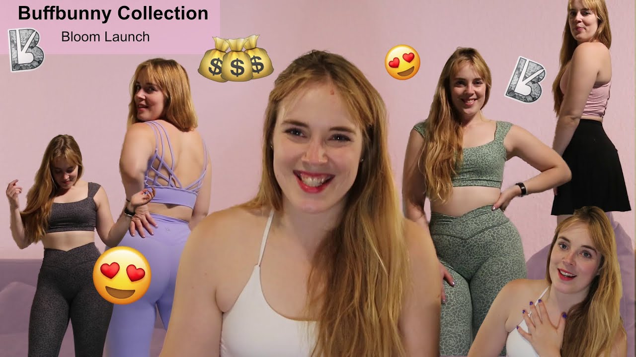 Huge Buffbunny Collection Bloom Try On Haul - My New Favourite Leggings & Bras, Cute Prints & Skorts