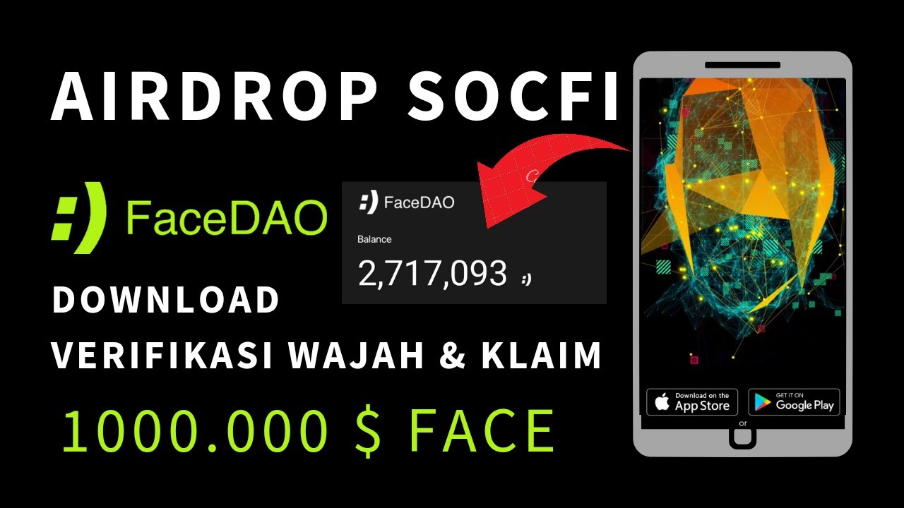 Airdrop crypto terbaru 1 JT airdrop facedao airdrop terbaru