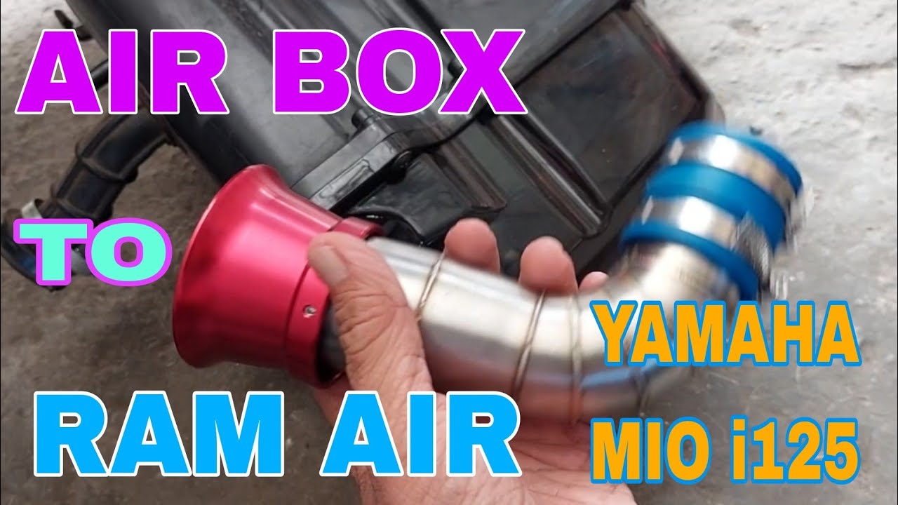 AIR BOX TO RAM AIR,  YAMAHA MIO i125.