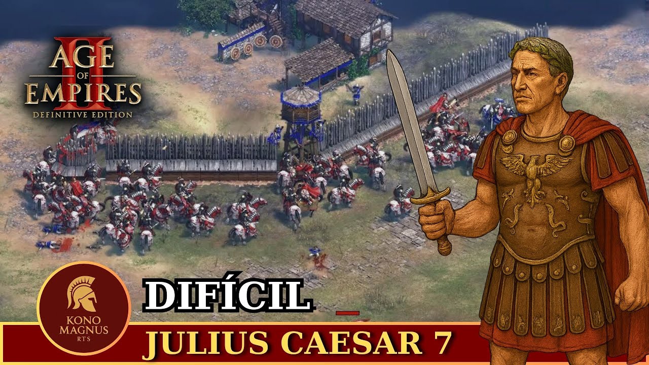Age of Empires II: DE - [Julius Caesar | Bello Galico] Bello Gallico (Difícil)