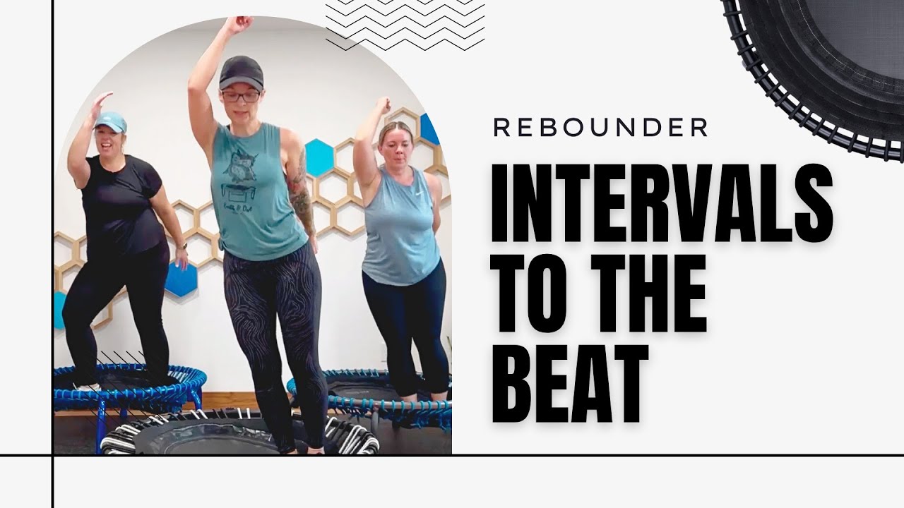 30 Minute Rebounder Workout to the Beat | 120 BPM Mini Trampoline Cardio with Modifications
