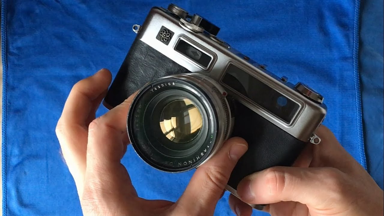 Yashica Electro 35 GS Ремонт затвора