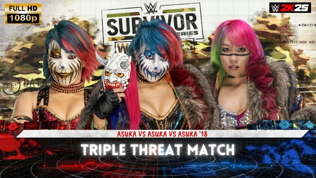 WWE 2K25 | Asuka vs Asuka vs Asuka '18 - Triple Threat Match
