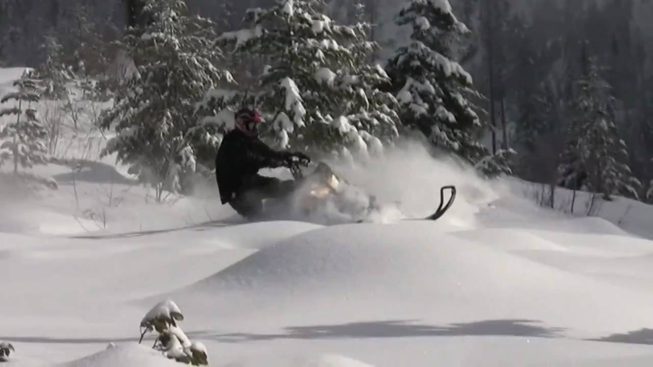Best Snowmobile Deep Powder Video Clip # 2 Original Music!