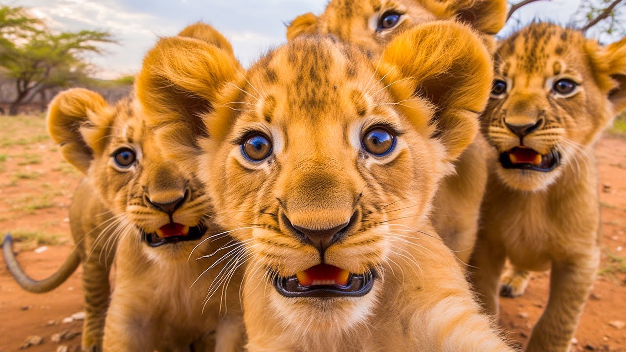 Lion Cubs 4K ~ расслабляющая музыка, которая исцеляет стресс, беспокойство, депрессивные состояния,