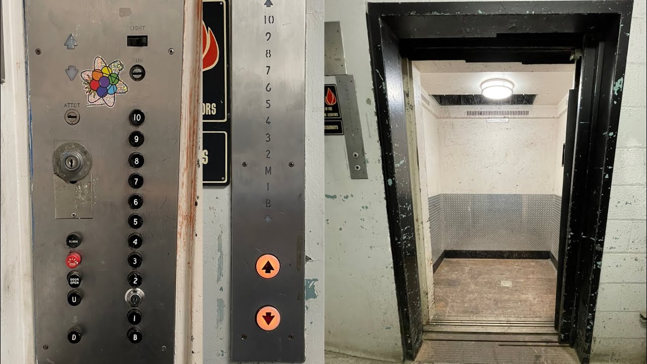 Vintage 1950s Haughton Service Elevator @ Secor Building - Toledo, OH.